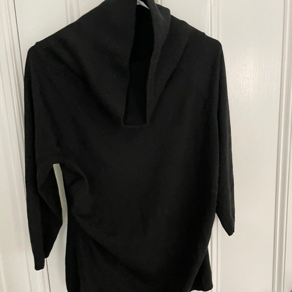 Ann Taylor Sweaters - Ann Taylor fitted black turtleneck/cowl neck sweater
